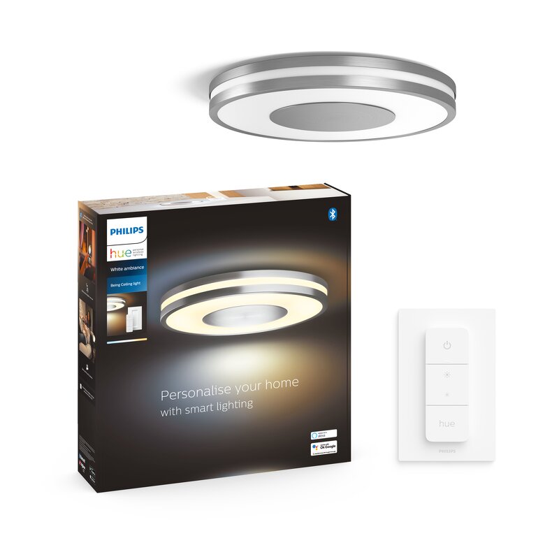 Philips Hue White Ambience Being taklampa Aluminium (inkl. dimmer switch)