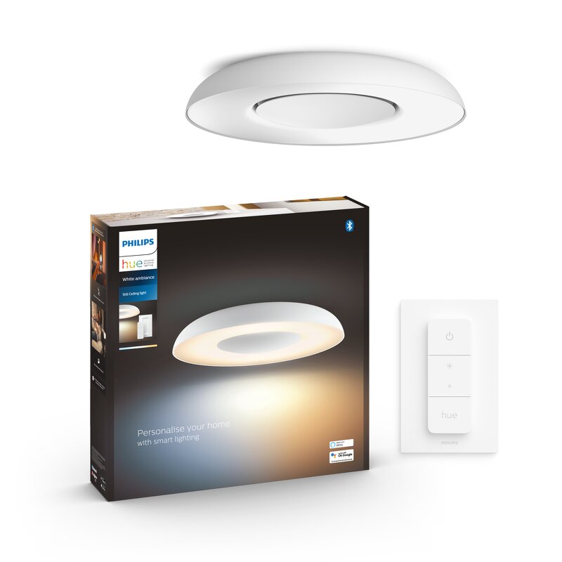 Philips Hue White Ambience Still taklampa / Vit (inkl. dimmer switch)