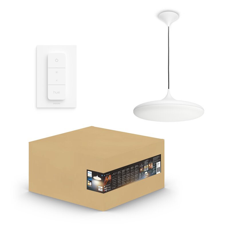 Philips Hue White Ambience Cher pendellampa / Vit (inkl. dimmer switch)