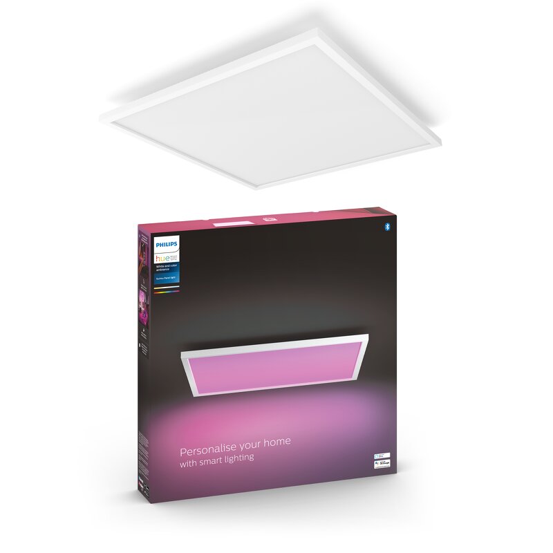 Philips Hue White and Color Ambience Surimu Panel taklampa / 60W / Kvadratisk