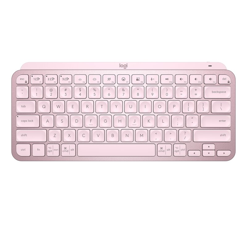 MX Keys Mini Minimalist Wireless Illuminated Keyboard – Rosé
