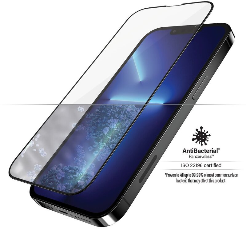 PanzerGlass Apple iPhone 13 Pro Max Case Friendly / Svart Ram