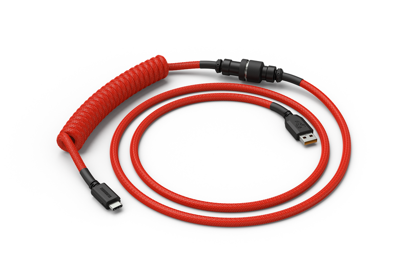 Product Image for Glorious Coil Cable - Crimson Red
