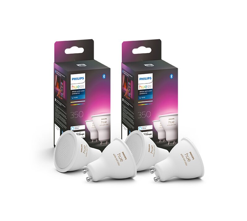 Philips Hue White and Color Ambience 4,3W / GU10 / 4-pack