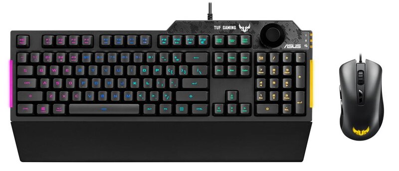 ASUS TUF Gaming Combo K1 tangentbord M3 Mus – Svart