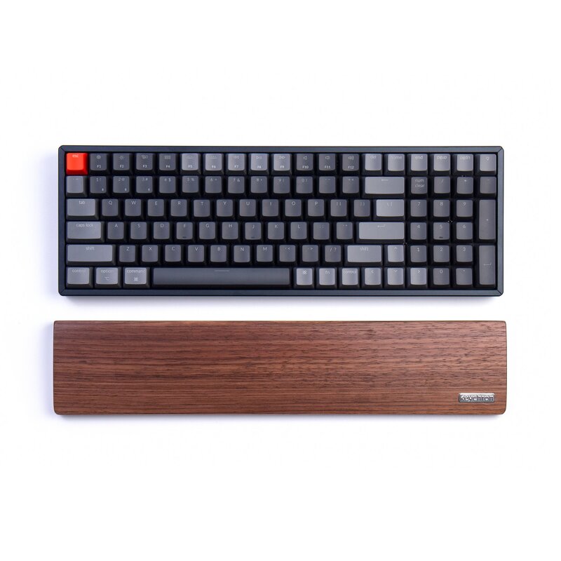 Keychron K4 Palmrest – Walnut Wood