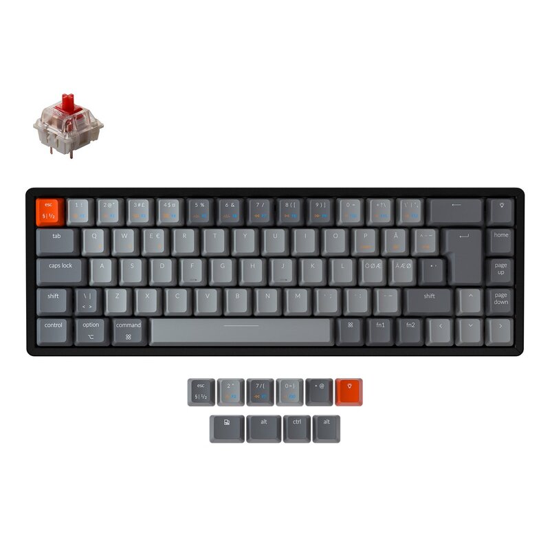 Keychron K6 RGB Aluminium Gateron Red