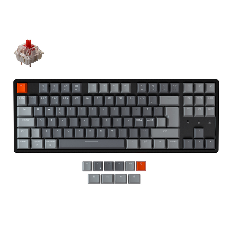 Product Image for Keychron K8 RGB Aluminium Hot-Swap Gateron Red