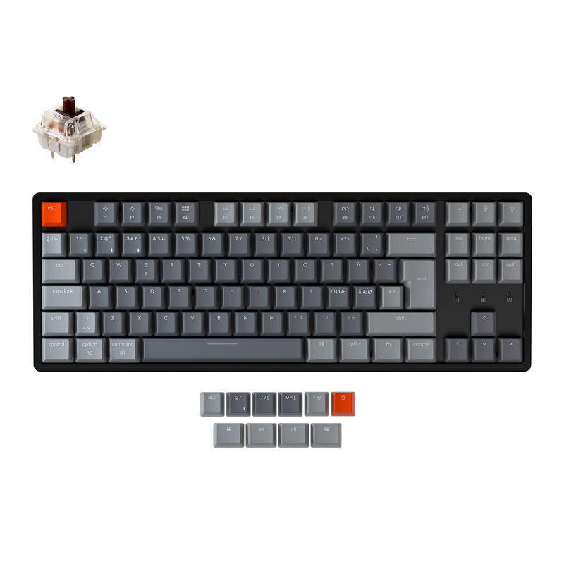 Product Image for Keychron K8 RGB Aluminium Hot-Swap Gateron Brown
