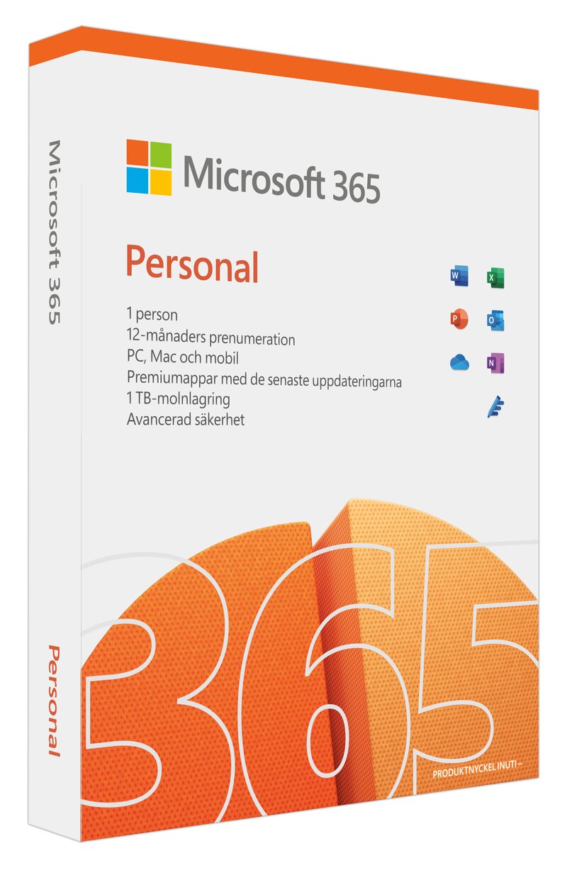 Microsoft 365 Personal – 1 år / 1 person
