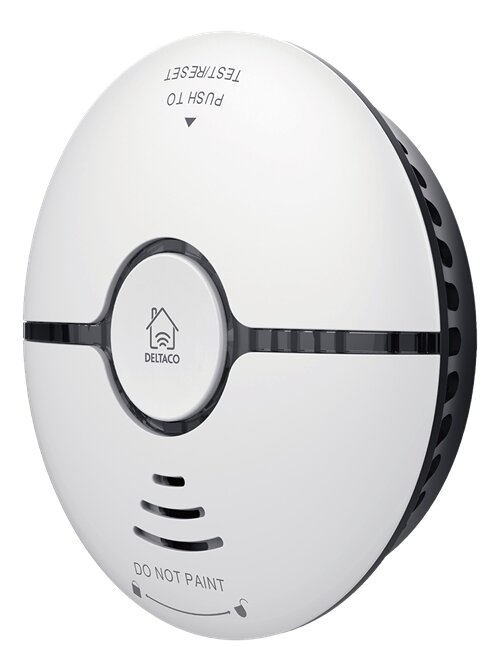 Deltaco Smart Home Brandvarnare / WiFi – Vit
