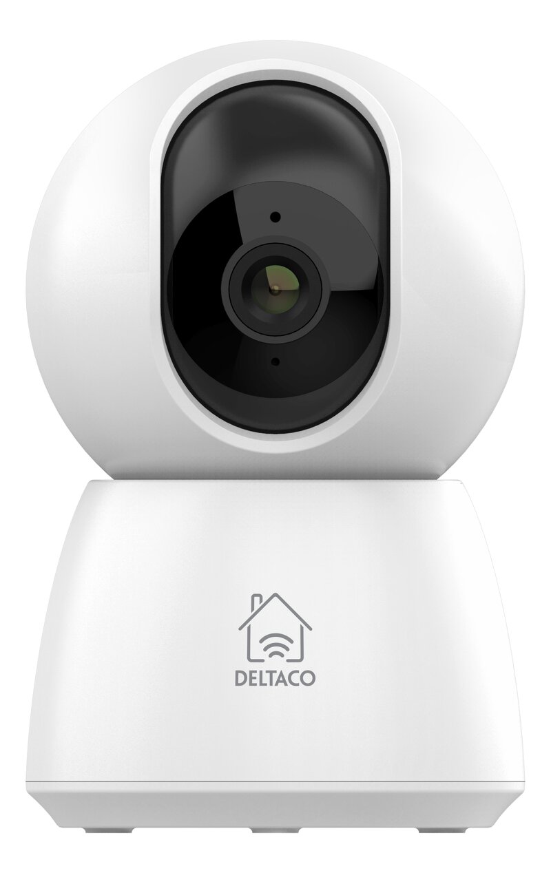 Deltaco Smart Home Nätverkskamera för inomhusbruk / WiFi / 1080p / Vit