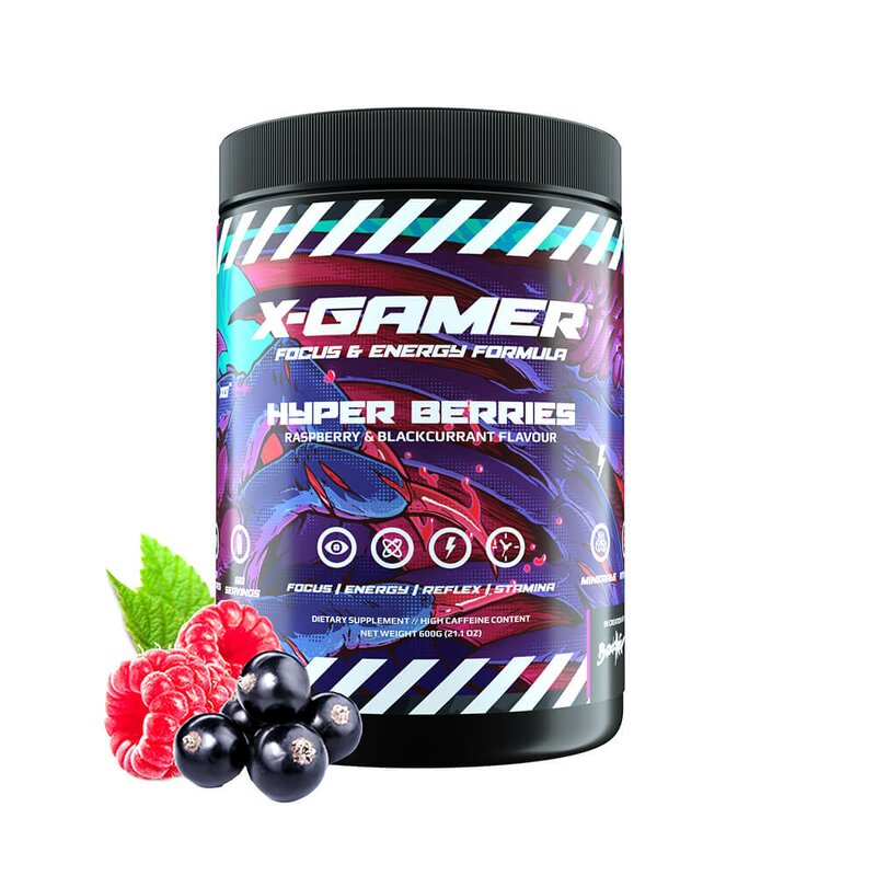 X-GAMER X-Tubz Hyper Berries 600g