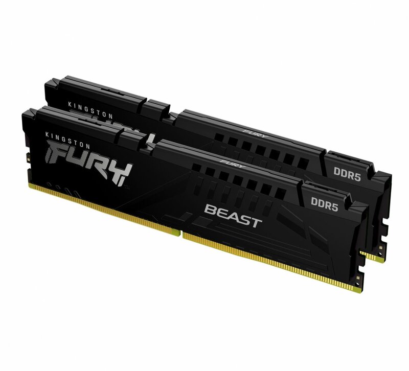 Kingston Fury Beast 32GB (2x16GB) / 5200MHz / DDR5 / CL40 / KF552C40BBK2-32