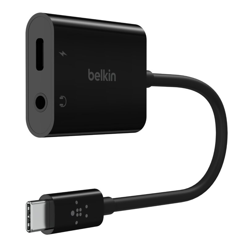 Belkin USB-C Audio + Laddningsadapter 60W PD - Svart