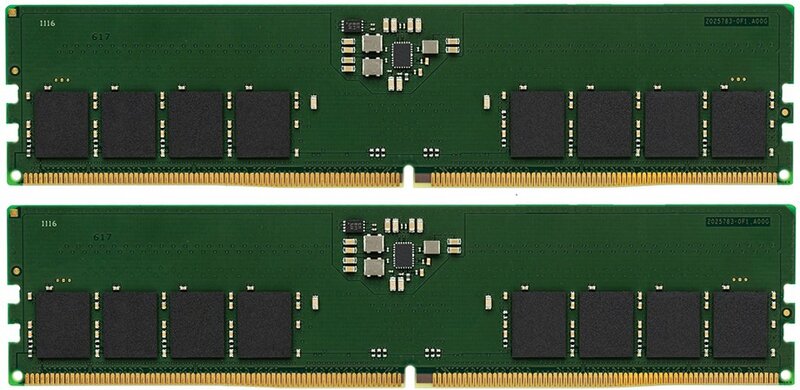 Kingston ValueRAM 32GB (2x16GB) / 4800MHz / DDR5 / CL40 / KVR48U40BS8K2-32