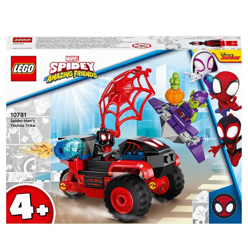 LEGO Marvel 4+ Miles Morales: Spider-Mans techno-trehjuling 10781