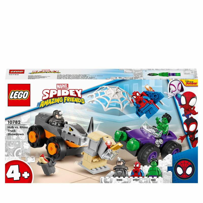 LEGO Marvel 4+ Hulk mot Rhino – truckstrid 10782