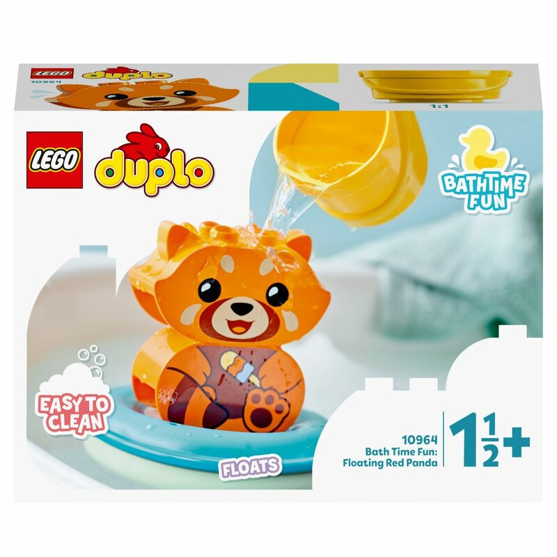 LEGO DUPLO My First Skoj i badet: flytande röd panda 10964