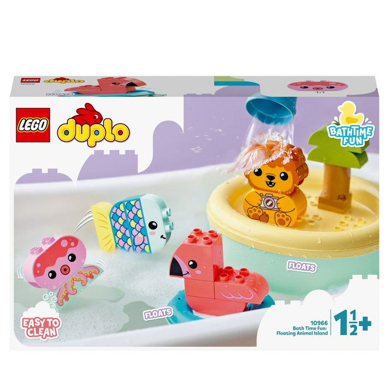 Product Image for LEGO DUPLO My First Skoj i badet: flytande ö med djur 10966