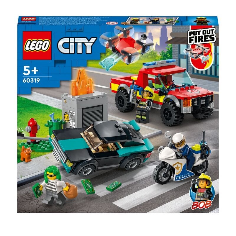 LEGO City Fire Brandräddning och polisjakt 60319