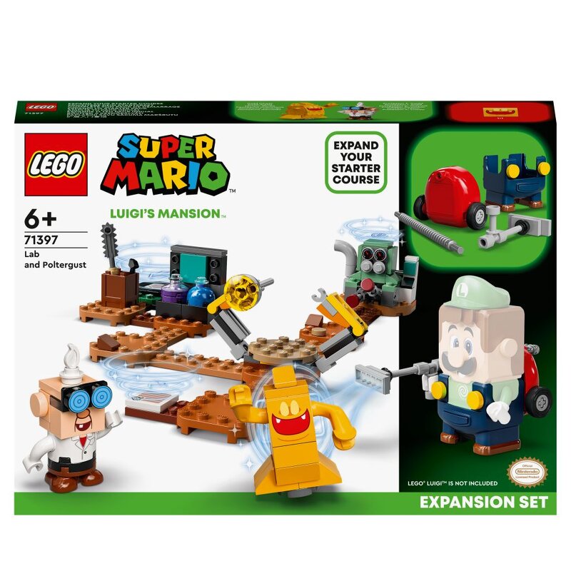 LEGO Super Mario Luigi’s Mansion labb & Poltergust – Expansionsset 71397