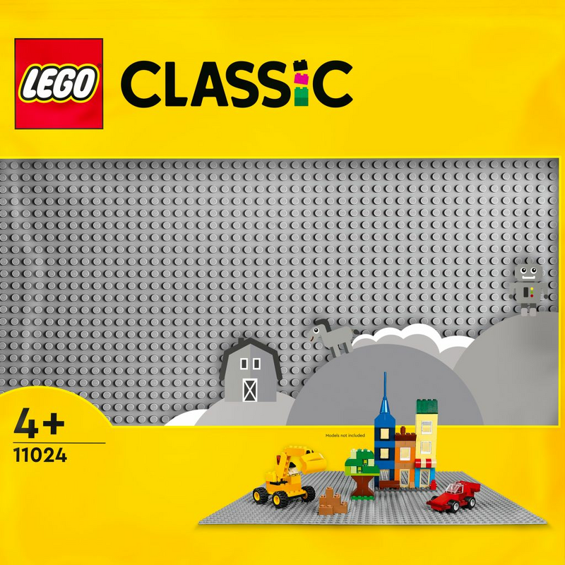 Product Image for LEGO Classic Grå basplatta 11024