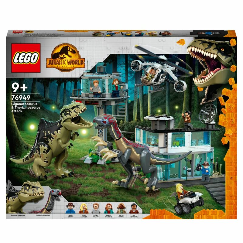 LEGO Jurassic World Giganotosaurus & therizinosaurus – attack 76949