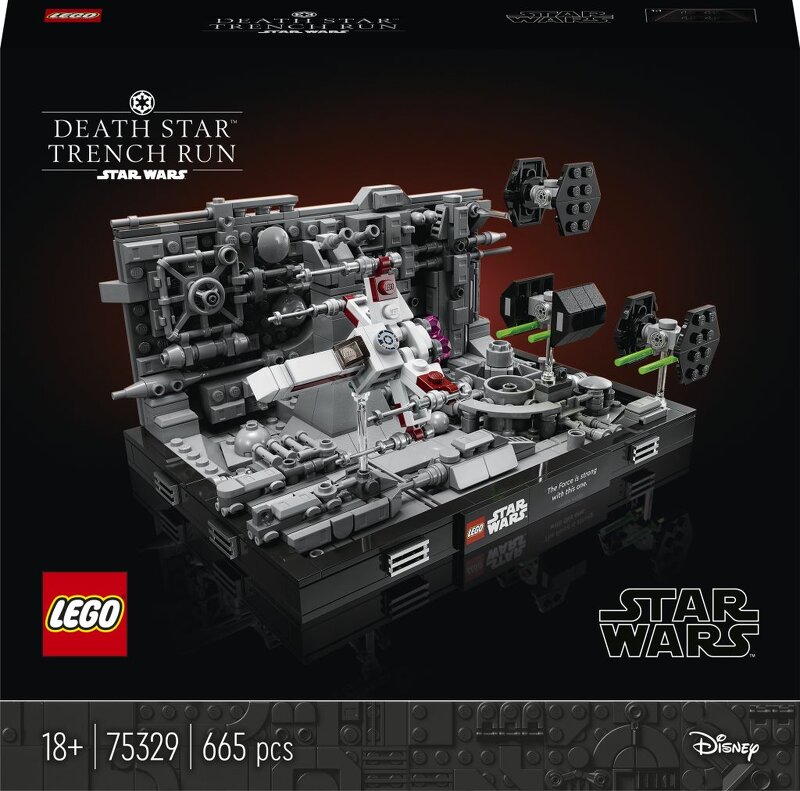 LEGO Star Wars Death Star Trench Run Diorama 75329