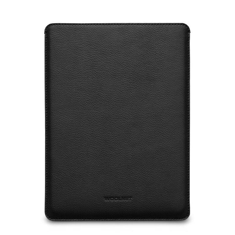 Woolnut Leather Sleeve 14″ MacBook Pro & MacBook Air – Black
