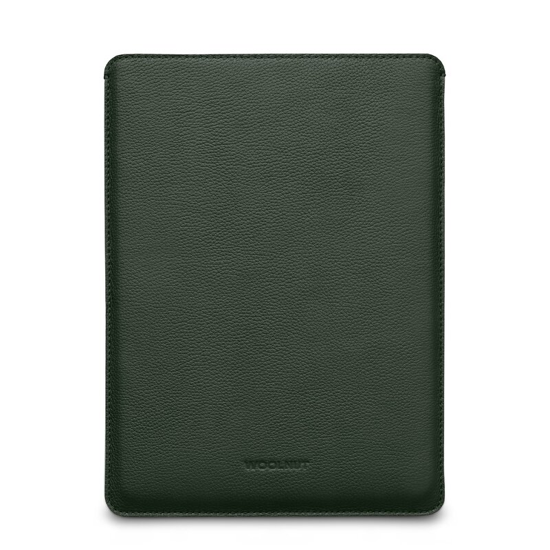 Woolnut Leather Sleeve 14″ MacBook Pro & MacBook Air – Green