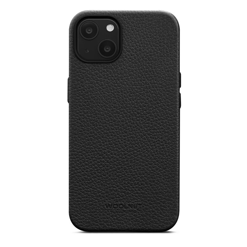 Woolnut Leather Case iPhone 13 – Black