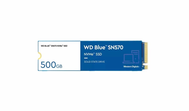 WD Blue SN570 NVMe SSD 500GB M.2 (WDS500G3B0C)