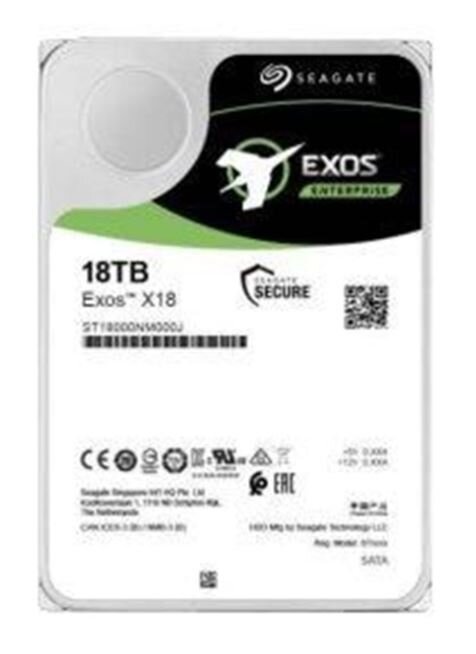 Seagate Exos X18 16TB / 256MB / 7200RPM / ST16000NM004J