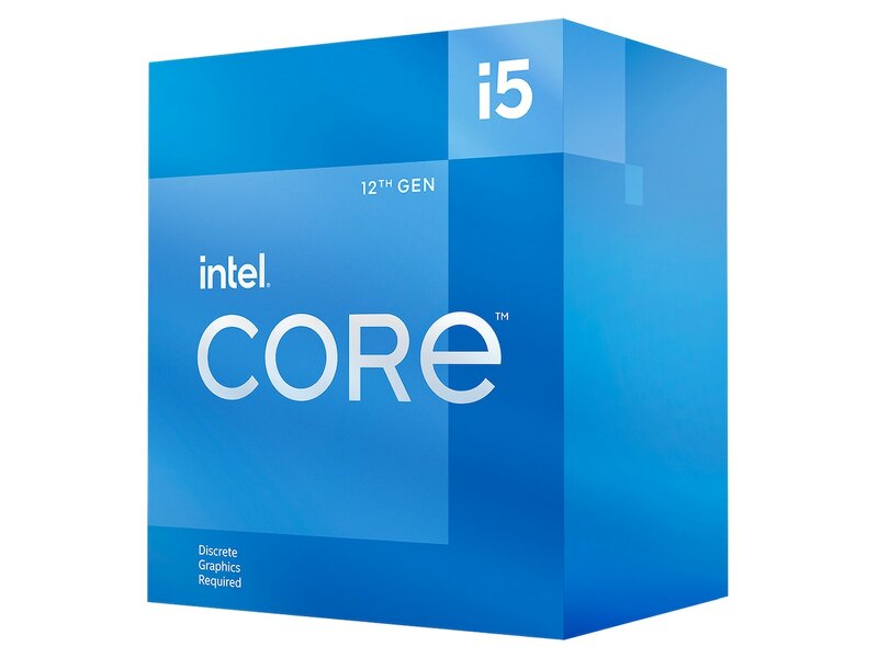 Intel Core i5-12400F / 6 Cores / 12 Threads / 2.5 Ghz