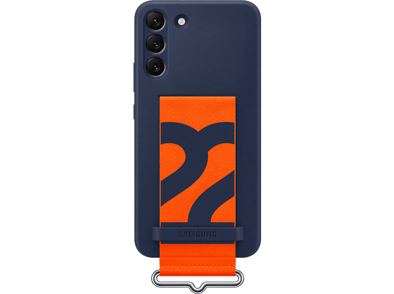 Product Image for Samsung Galaxy S22+ Silicone Cover With Strap - Navy