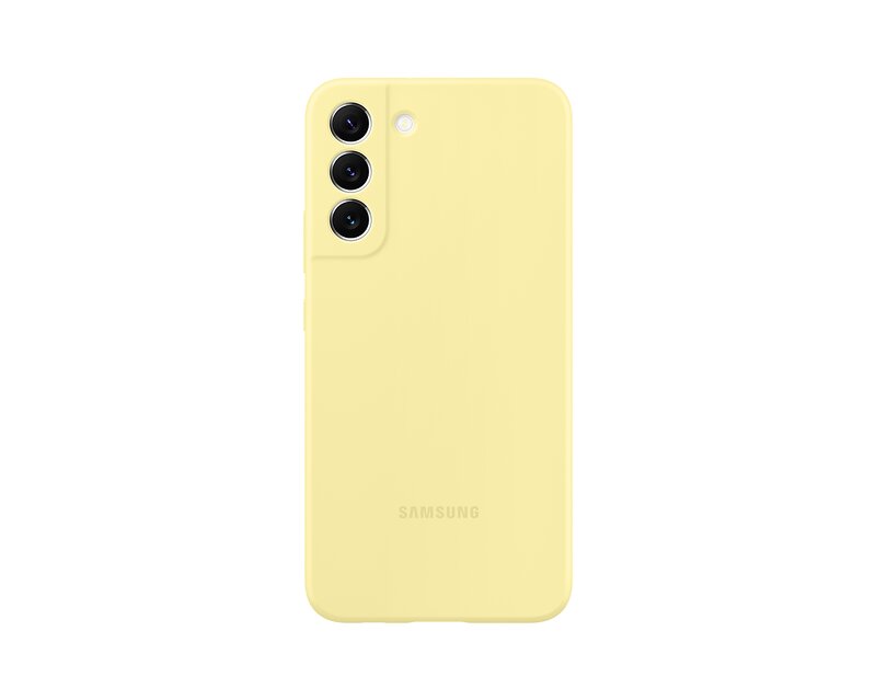 Samsung Galaxy S22+ Silicone Cover – Yellow