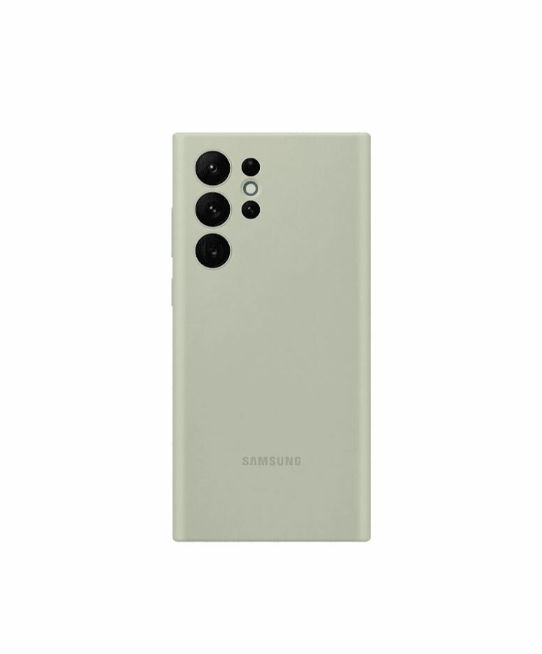 Samsung Galaxy S22 Ultra Silicone Cover – Olive Green