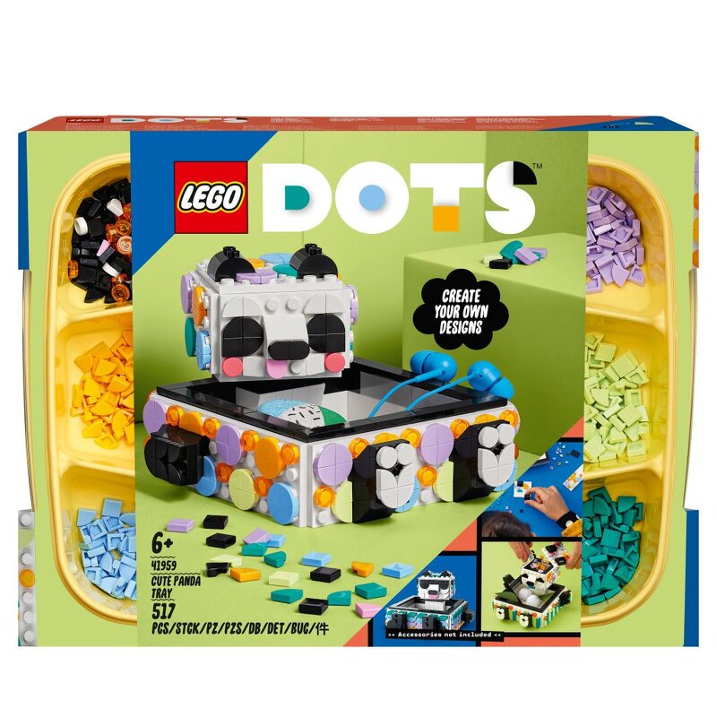 LEGO DOTS Söt pandabricka 41959