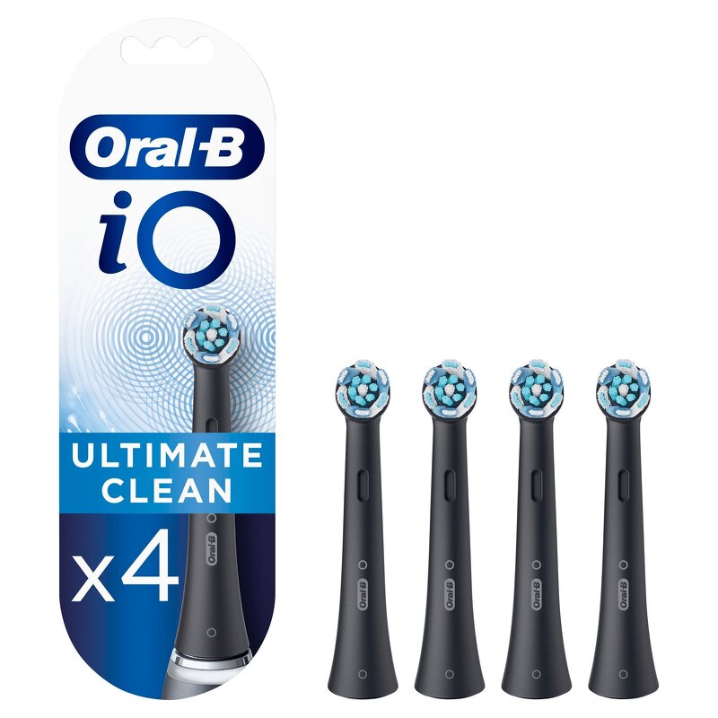 Oral-B iO Ultimate Clean 4-pack – Svart