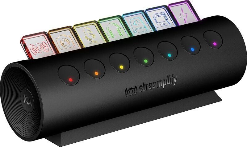 Streamplify HUB CTRL 7 Slot / RGB / 12V - Black