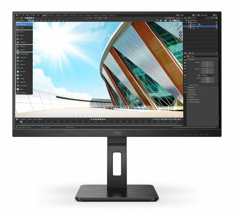 AOC 27P2Q / 27" / 1080p / IPS / 4ms / HDMI,DP,DVI,VGA / VESA