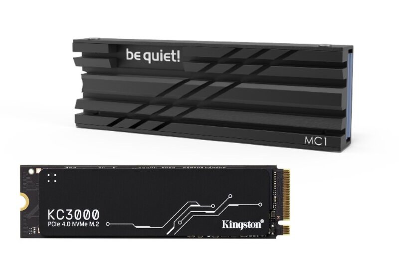 be quiet! MC1 + Kingston KC3000 M.2 1TB SSD Bundle