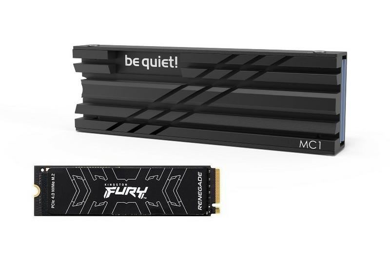 Product Image for Kingston Fury Renegade M.2 2TB + be quiet! MC1 heatsink
