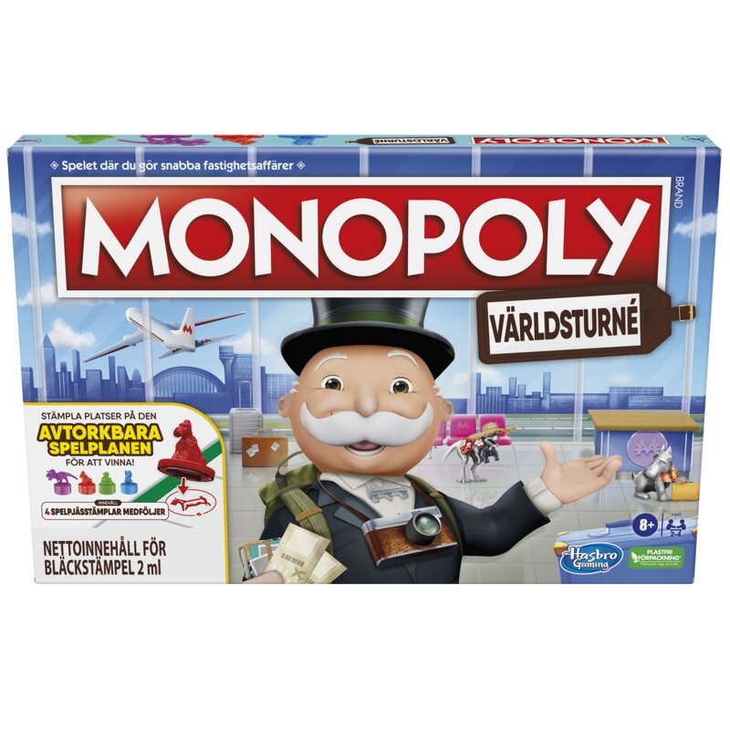 Hasbro Monopoly World Tour (Sv)