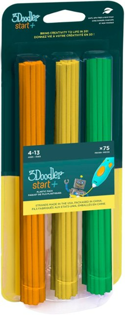 Product Image for 3Doodler START Mix2 75-Pack (Orange, Gul, Grön)