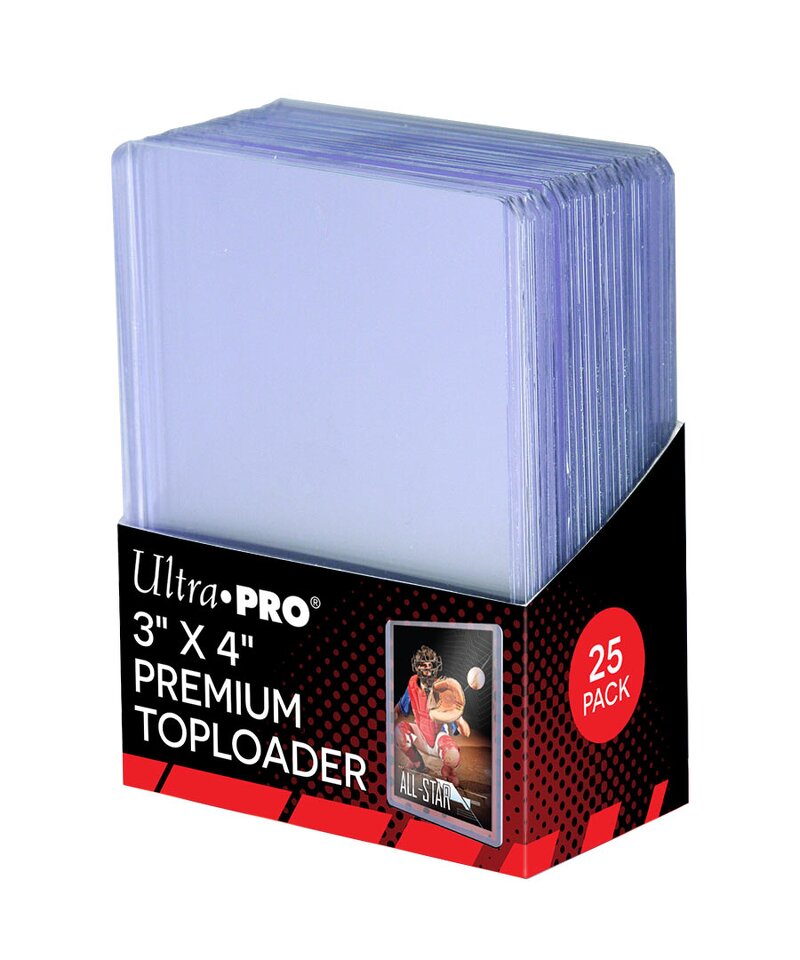 Ultra Pro 3″ x 4″ Toploader Premium Super Clear (25-pack)