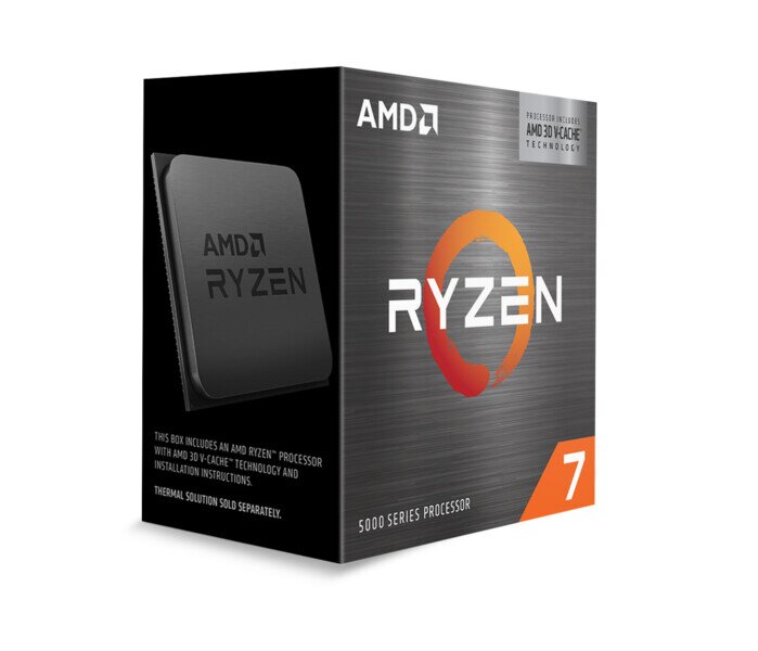 AMD Ryzen 7 5800X3D / 8 core / 16 threads / 4.5 GHz