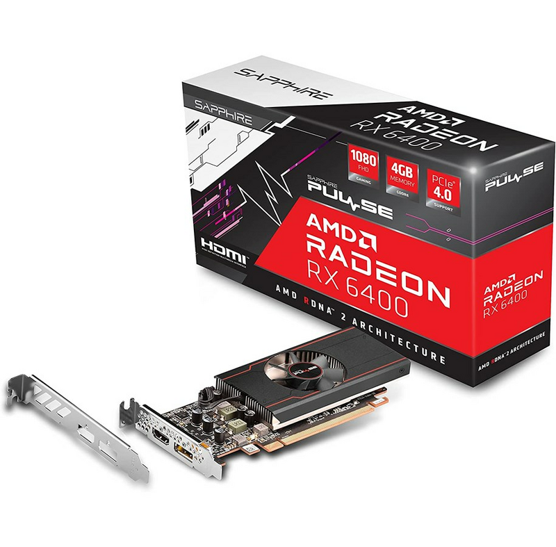 Product Image for Sapphire PULSE RX 6400 4GB GAMING OC