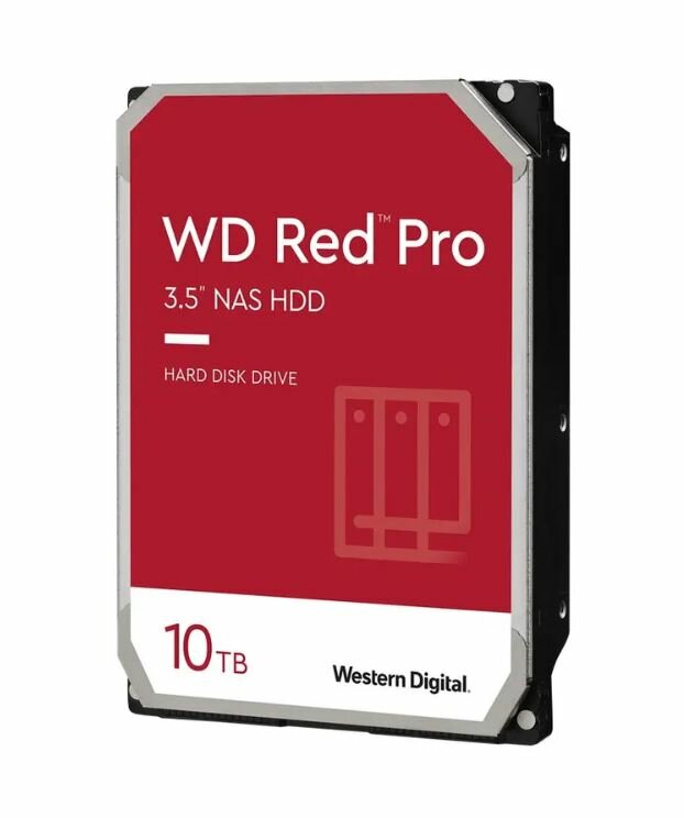 WD Red Pro 10TB / 256MB Cache / 7200 RPM (WD102KFBX)